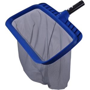 POOLAZA Hot Tub Skimmer Net Handheld, Professional Pool, Spa, Pound Skimmer Net with Aluminum Pole Handle, Deep Ultra Fine Mesh Netting Small Pool Skimmer Net, Upgrade Durable Hot Tub Net Hand Skimmer(Navy Blue)