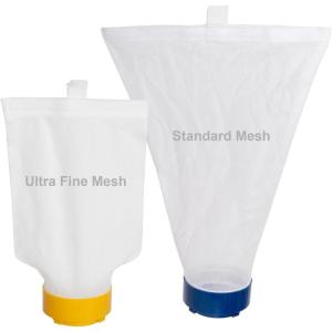 POOLAZA Pool Vacuum Bag Replacement for POOLAZA Pool Vacuum Jet Cleaner T3310 Series (1 Standard Mesh, 1 Fine Mesh)