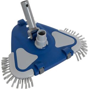 POOLAZA Pool Vacuum Head, Weighted Pool Vacuum Head with 1-1/4”,1-1/2” Swivel Hose Connection, Bottom & Side Brushes, Pool Vacuum Heads for Inground Pools, Above Ground Pools & Vinyl Lined Pools