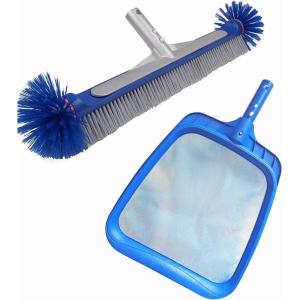 Pool Skimmer Net with Pool Brush