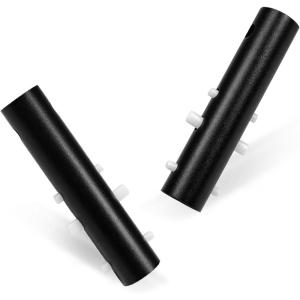 Poolvio Pool Net Handle, Aluminum Adapter with EZ Clip for Pool Attachments and Standard Pool Poles, Easy Connection (2 Pack)
