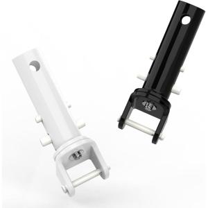 Poolvio Pool Vacuum Head Replacement Handles (2-Pack) – Heavy‑Duty Plastic Swivel Handles with EZ Clips & Locking Pins – Fits Standard 1‑1/4″ Telescopic Pole & Pool Accessories